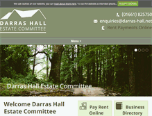 Tablet Screenshot of darras-hall.net